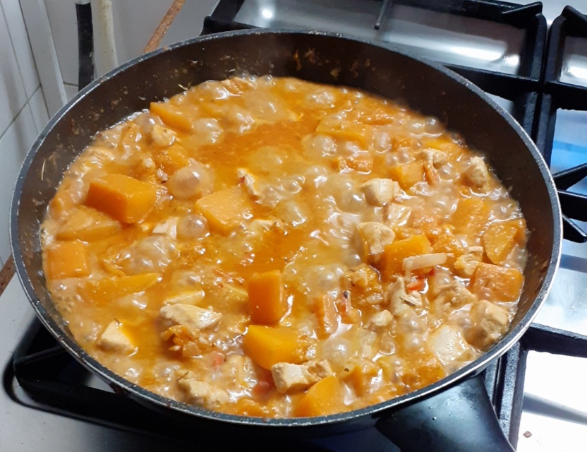 Pompoen curry