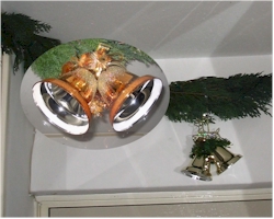 Guirlande met kerstklokken