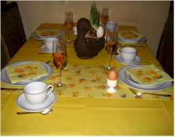 Tafel is gedekt